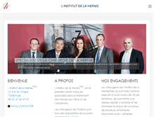 Tablet Screenshot of chirurgie-hernie-paris.com